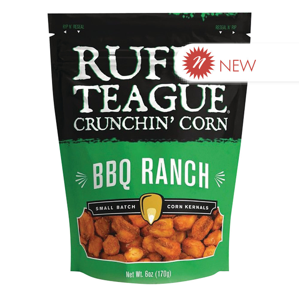 Wholesale Rufus Teague Crunchin Corn Bbq Ranch 6 Oz Pouch Bulk