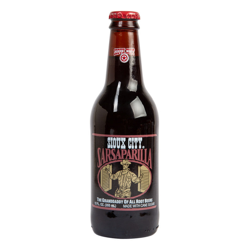 Wholesale Sioux City Sarsaparilla Soda 12 Oz Bottle- Bulk
