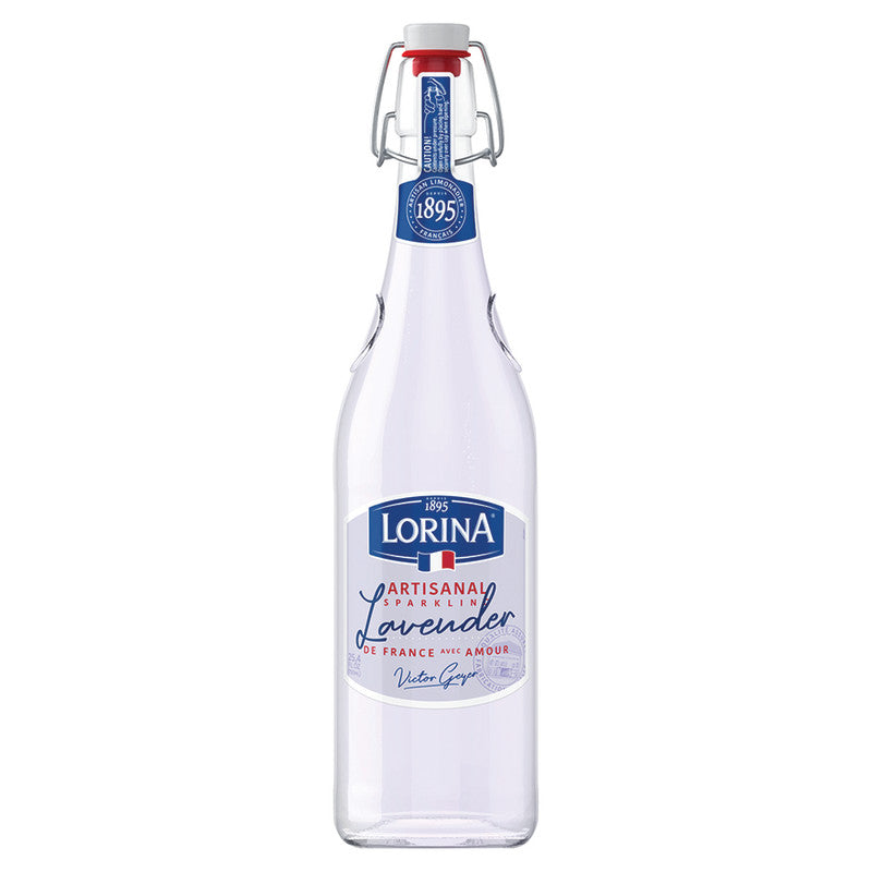 Wholesale Lorina Lavender Naturally Flavored Sparkling Soda 25.4 Oz Bottle - Pack Bulk