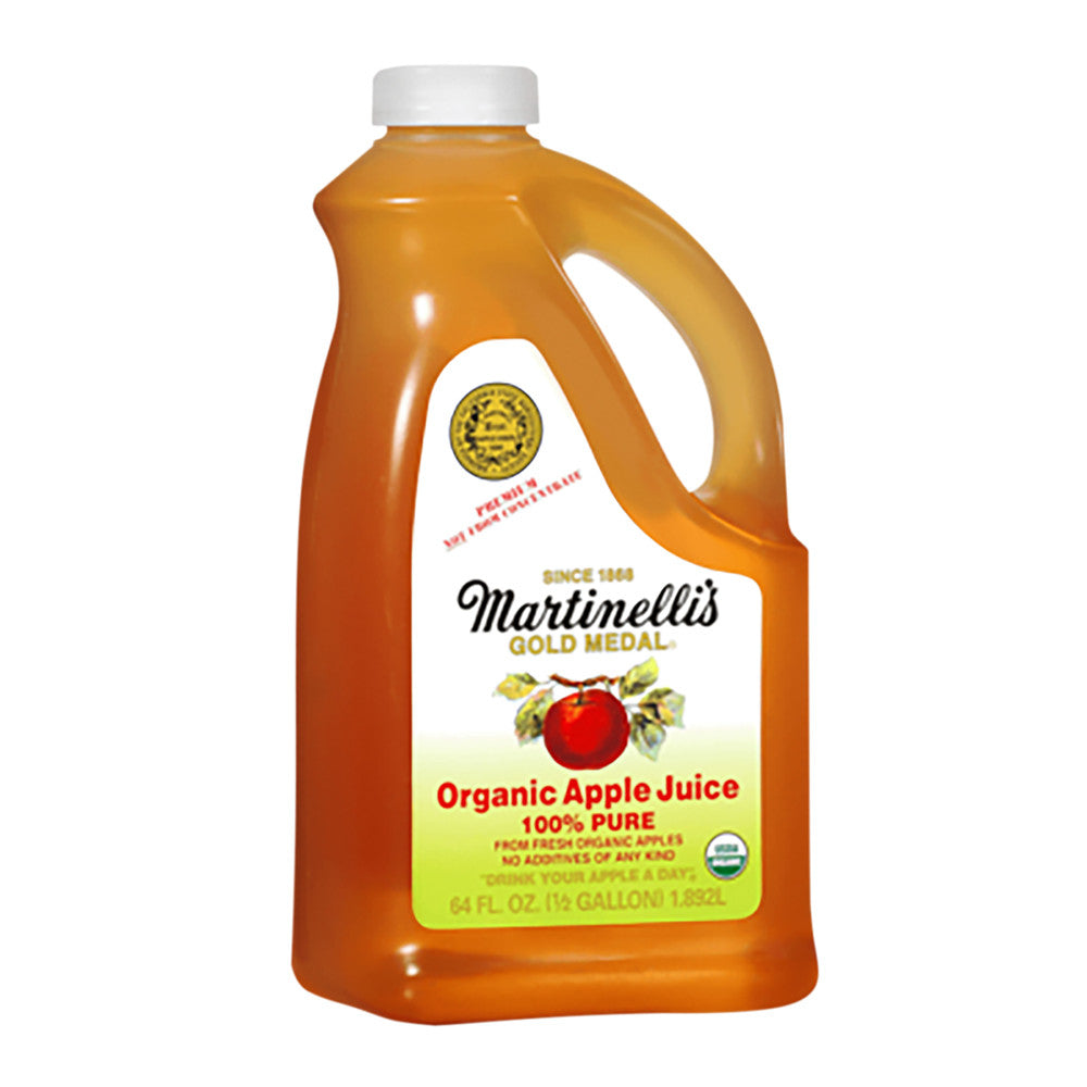 Martinelli Organic Apple Juice 64 Oz Bottle