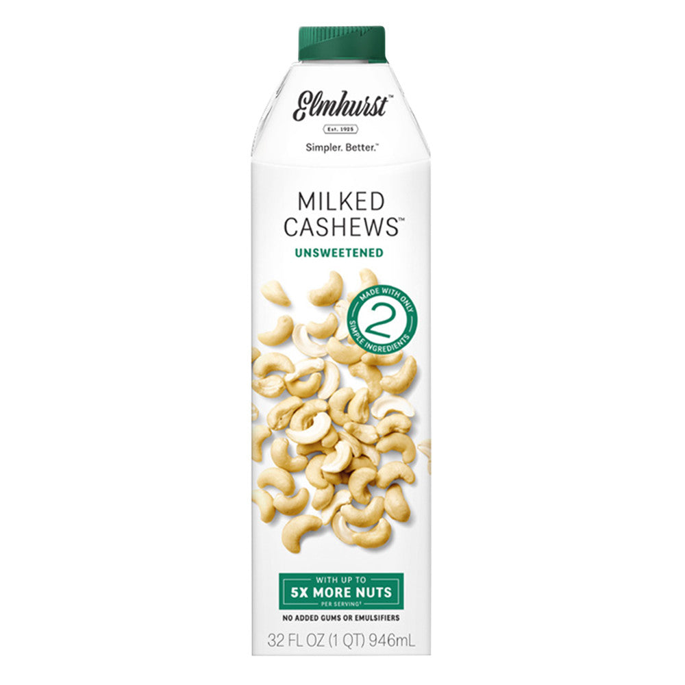 Elmhurst Milked Cashew Nutmilk 32 Oz