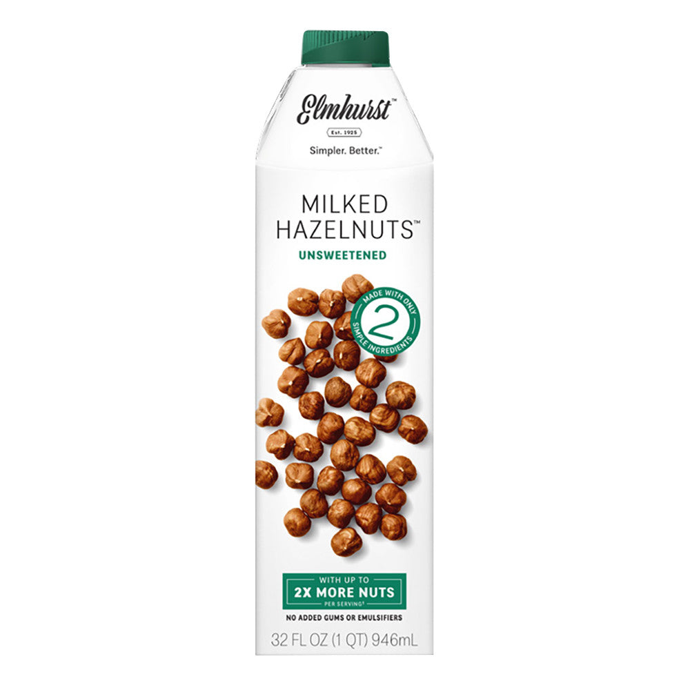 Elmhurst Unsweetened Milked Hazelnuts 32 Oz