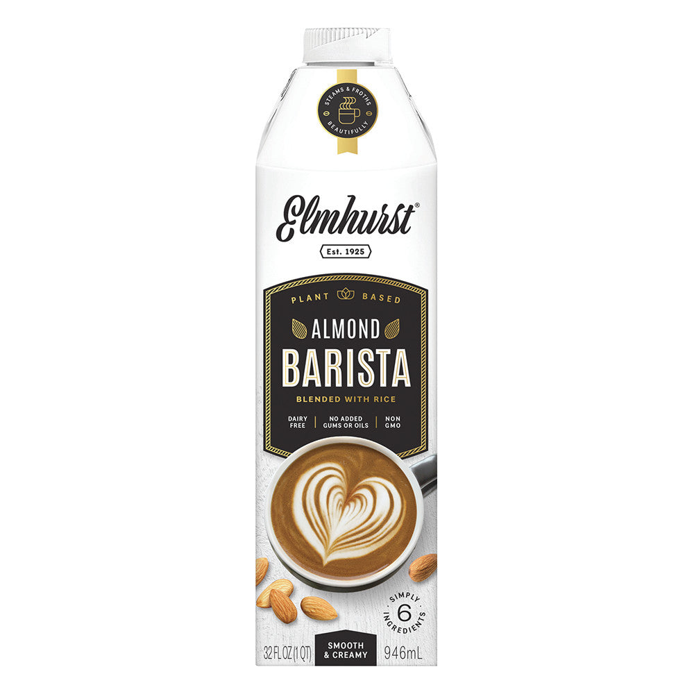 Wholesale Elmhurst Almond Barista 32 Oz Carton- Bulk
