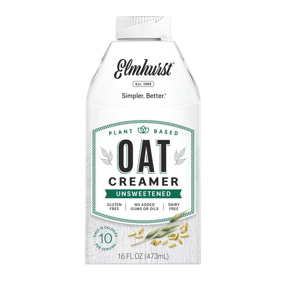 Wholesale Elmhurst Unsweetened Oat Creamer 16 Oz Carton- Bulk