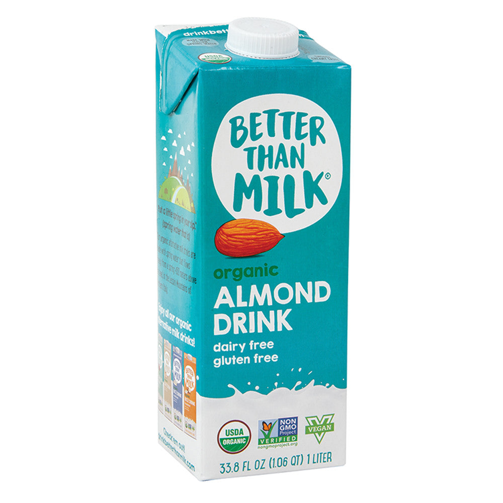 Better Than Milk Organic Almond Drink 33.8 Oz Tetra Pack
