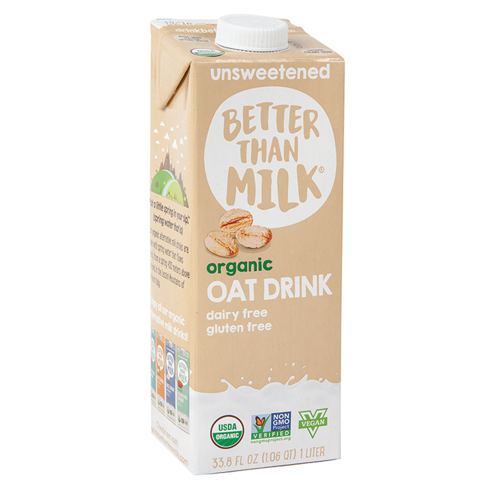 Better Than Milk Organic Oat Drink 33.8 Oz Tetra Pack