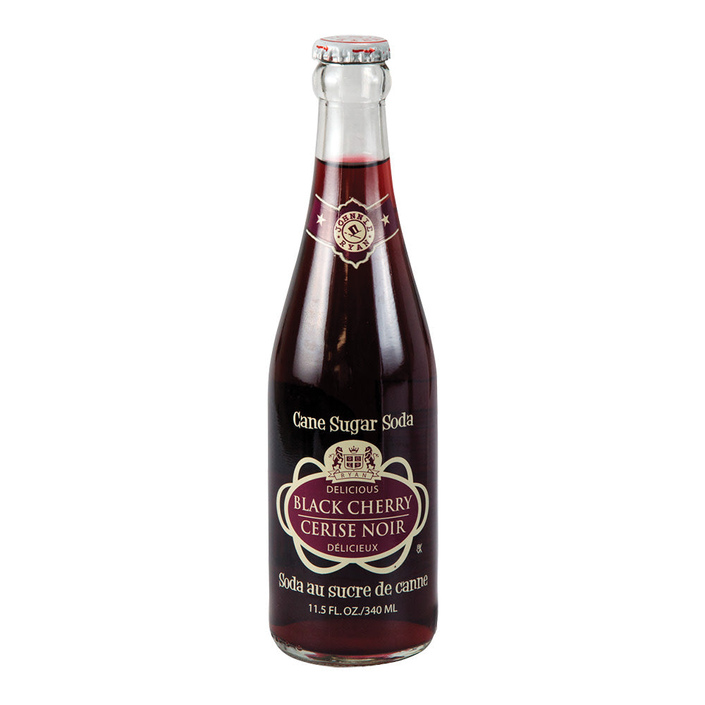 Johnnie Ryan Black Cherry Soda 4 Pk 11.5 Oz Bottle