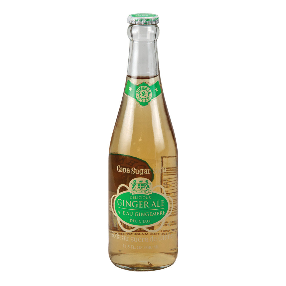Wholesale Johnnie Ryan Ginger Ale Soda 4 Pk 11.5 Oz Bottle- Bulk