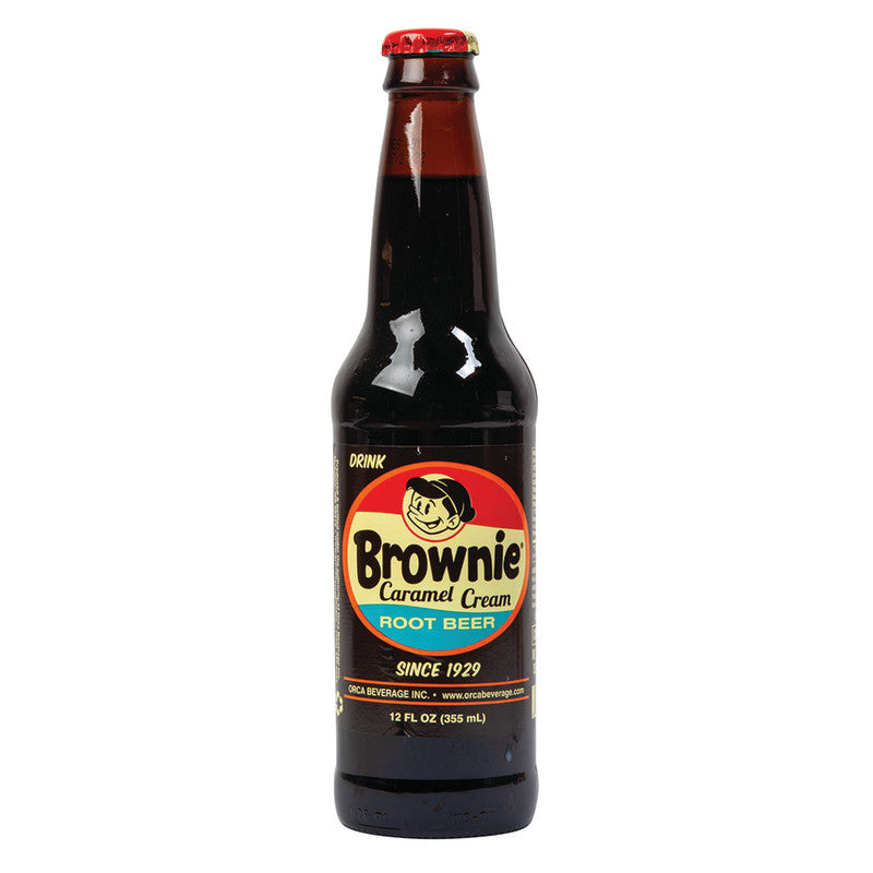 Wholesale Brownie Caramel Root Beer Soda 4 Pk 12 Oz Bottle Bulk