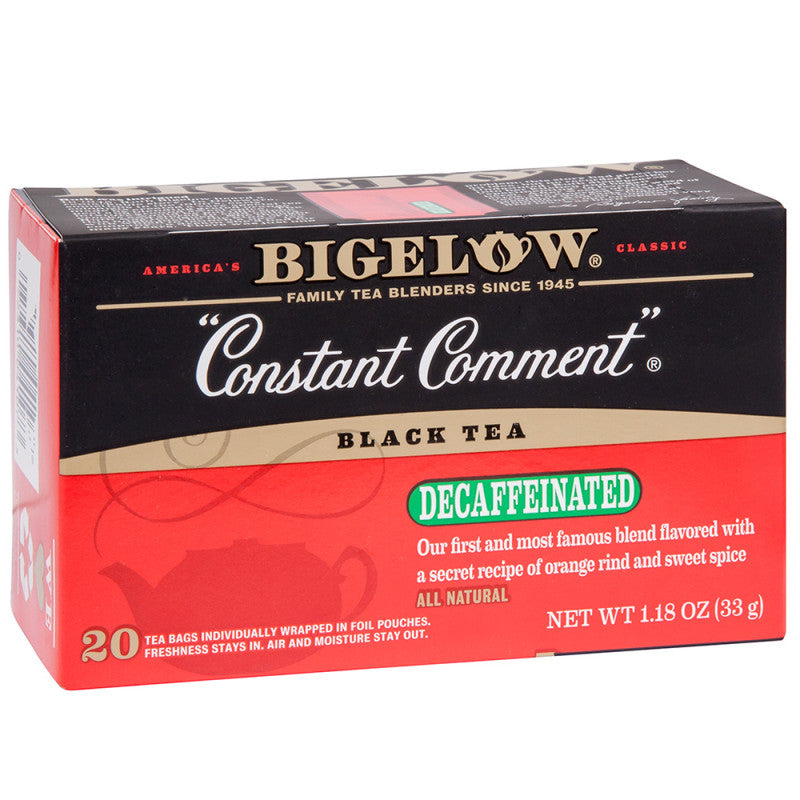 Wholesale Bigelow Decaf Constant Comment Tea 20 Ct Box - 6ct Case Bulk