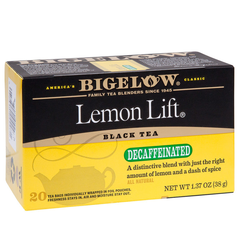 Wholesale Bigelow Decaf Lemon Lift Black Tea 20 Ct Box - 6ct Case Bulk