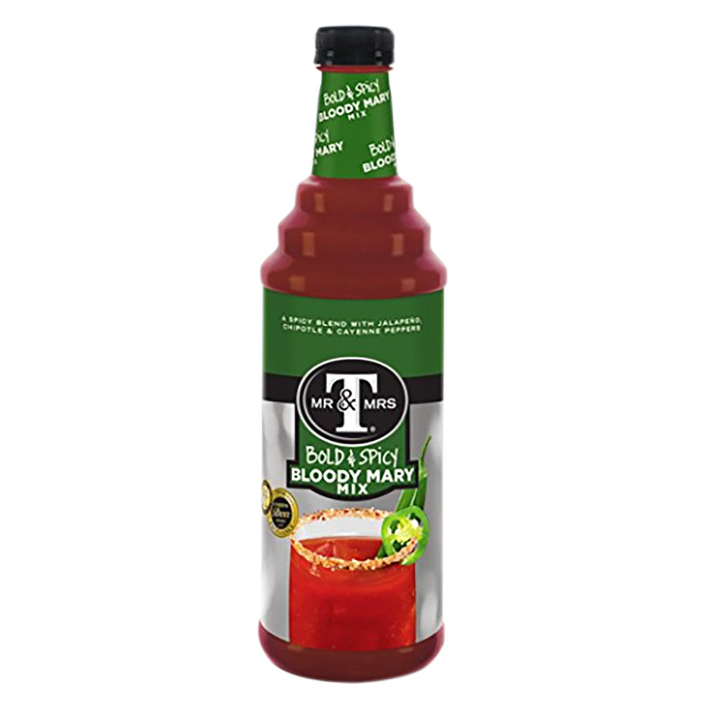 Wholesale Mr & Mrs T Bold & Spicy Bloody Mary Mix 33.8 Oz Bottle- Bulk