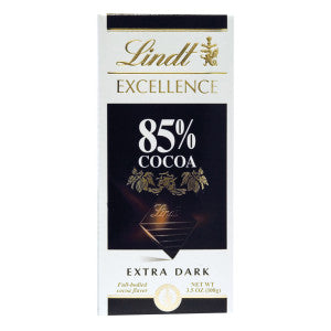 Wholesale Lindt Excellence 85% Extra Dark Cocoa 3.5 Oz Bar Bulk