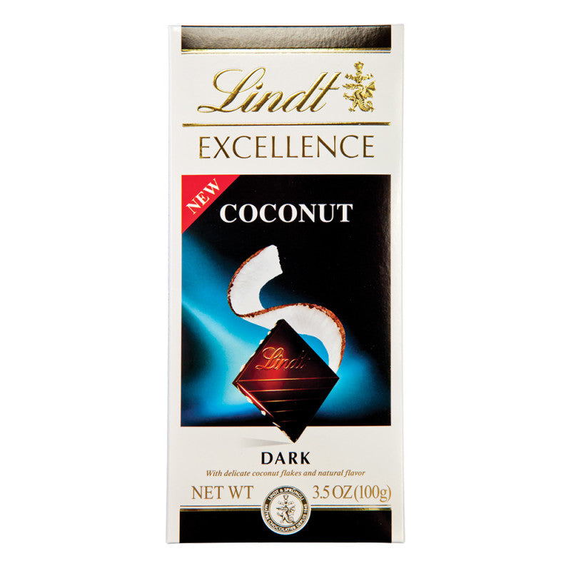 Wholesale Lindt Excellence Dark Chocolate Coconut 3.5 Oz Bar Bulk