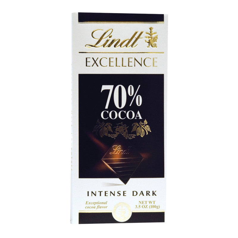Wholesale Lindt Excellence 70% Cocoa Intense Dark Chocolate 3.5 Oz Bar Bulk