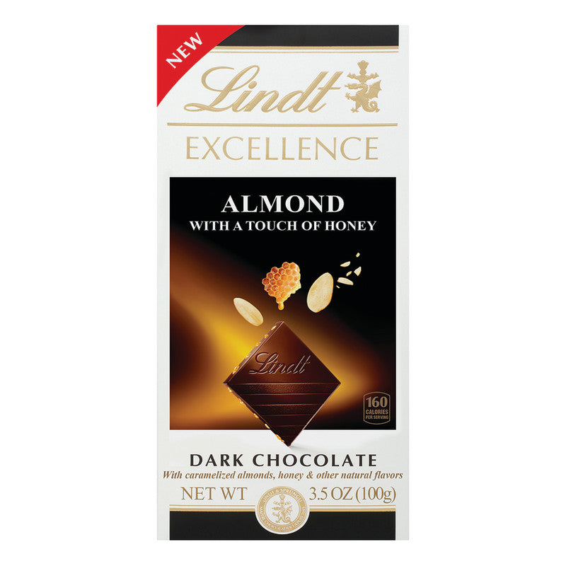 Wholesale Lindt Bar Excellence Almond Touch Of Honey 3.5 Oz- Bulk