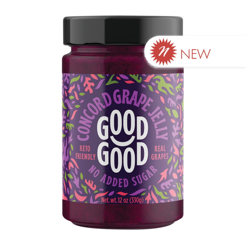 Wholesale Good Good - Jam - Concord Grape - 12Oz - 6ct Case Bulk
