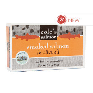 Wholesale Cole'S Smoked Salmon In Olive Oil 3.2 Oz - 100ct Case Bulk