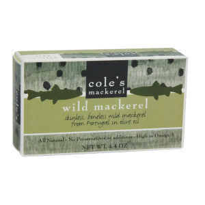 Wholesale Cole'S Wild Mackerel In Olive Oil 4.4 Oz Box - 100ct Case Bulk