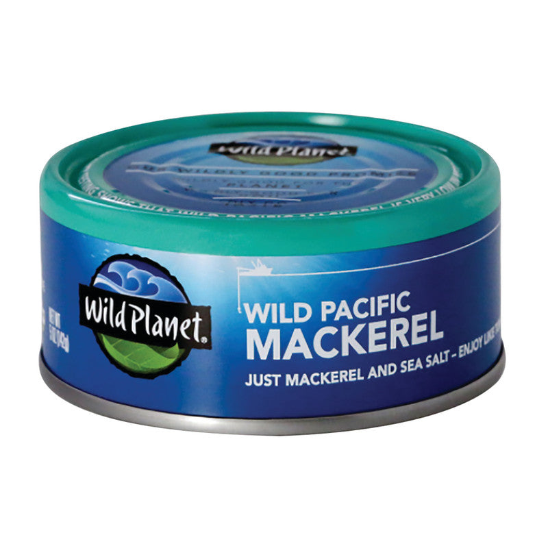 Wholesale Wild Planet Wild Pacific Mackerel 5 Oz Can - 12ct Case Bulk