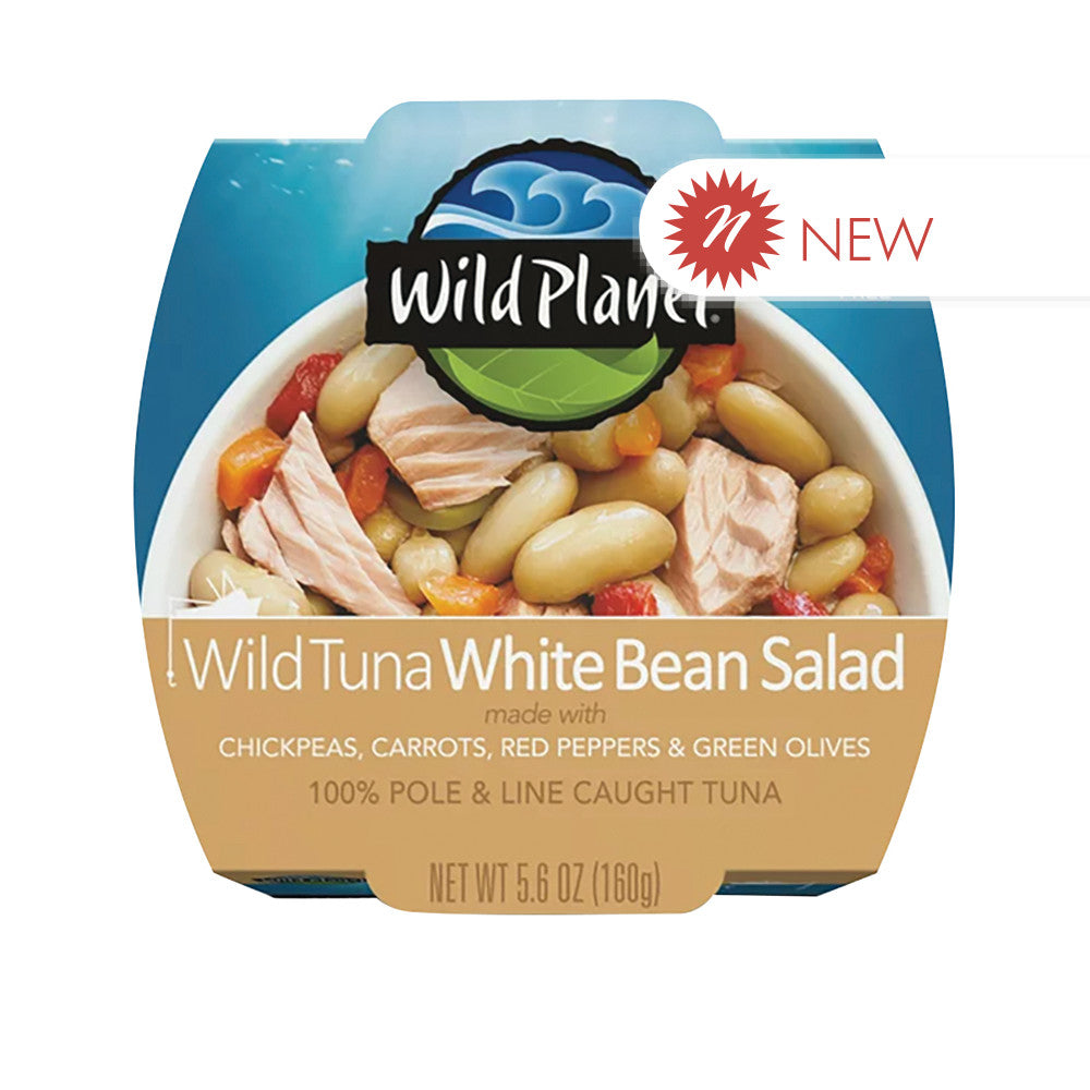 Wholesale Wild Planet Ready-To-Eat Wild Tuna White Bean Salad 5.6 Oz Bulk