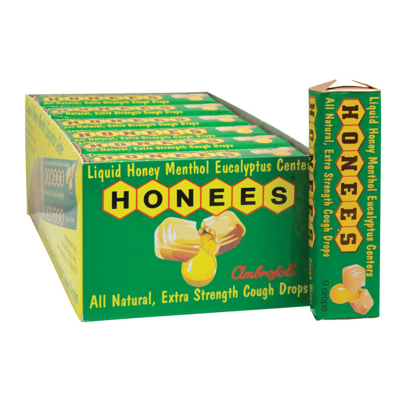 Wholesale Honees Eucalyptus Mint Cough Drops 1.6 Oz Bulk