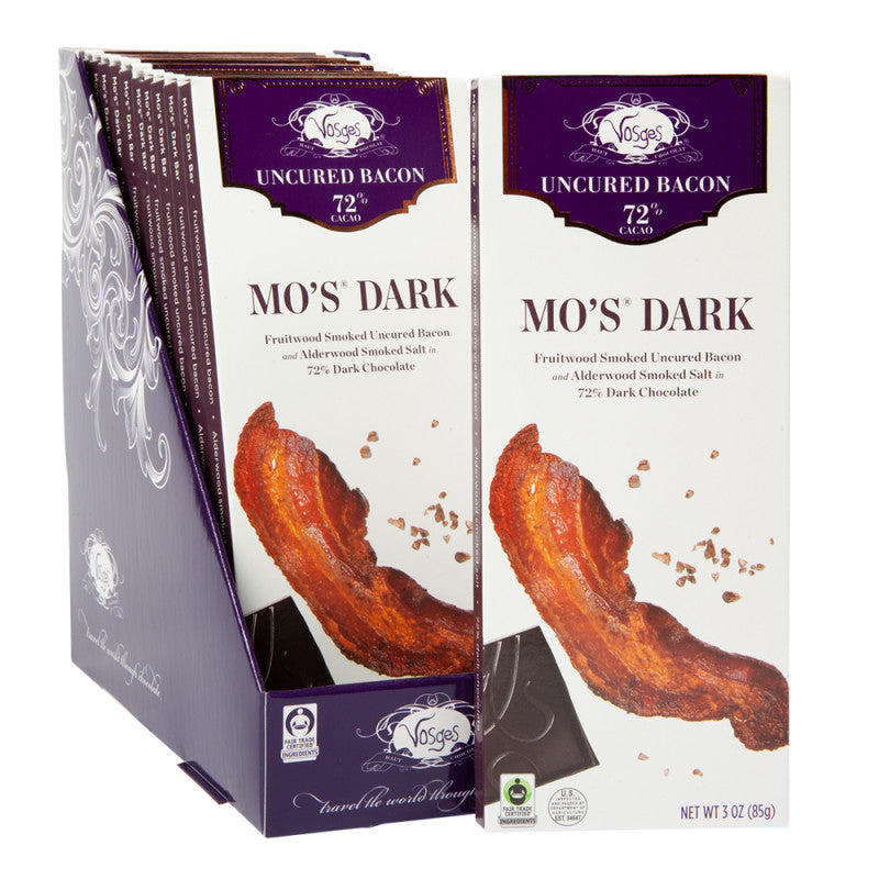 Wholesale Vosges Mo's Dark Chocolate Bacon Bar 3 Oz Bar- Bulk