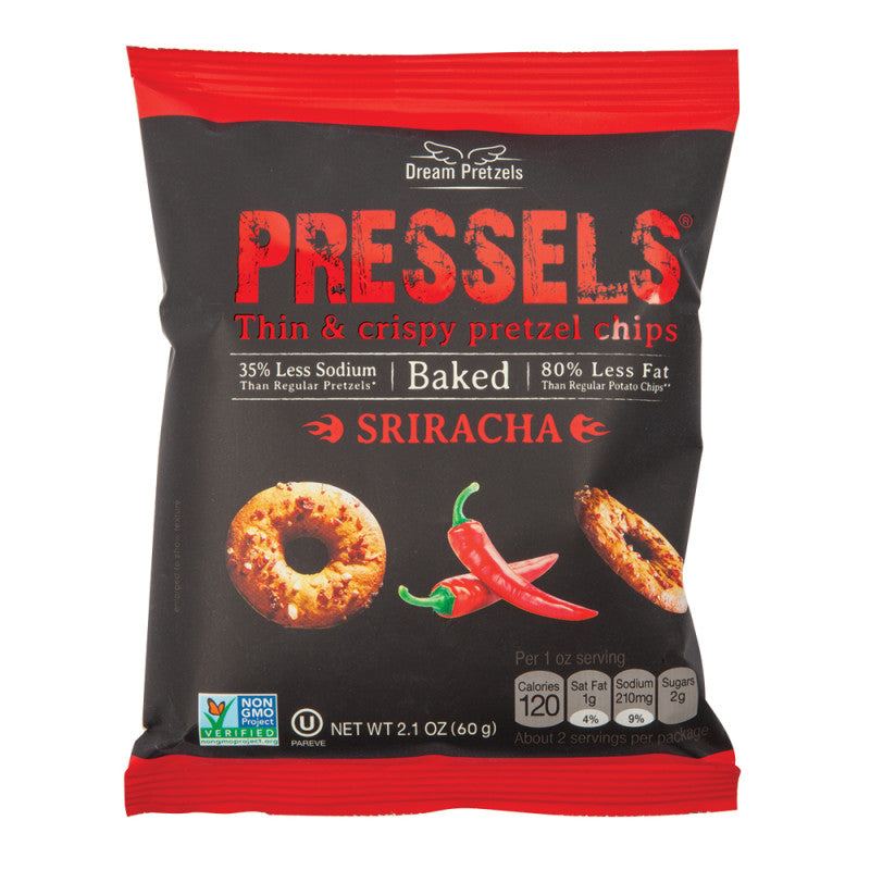 Wholesale Pressels Sriracha 2.1 Oz Pouch - 48ct Case Bulk