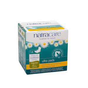 Wholesale Natracare Ultra Pads With Wings Regular Box- Bulk