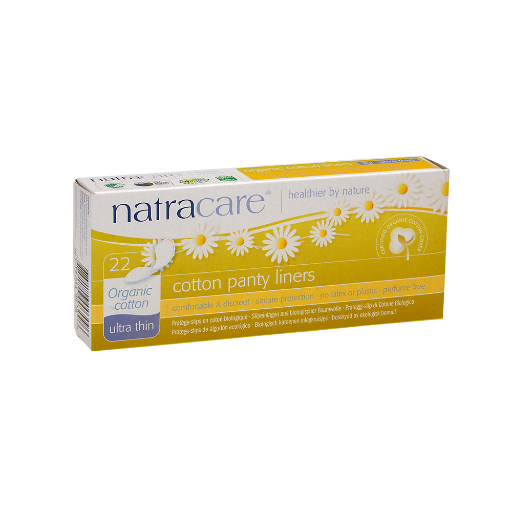 Natracare Ultra Thin Organic Cotton Panty Liners Box