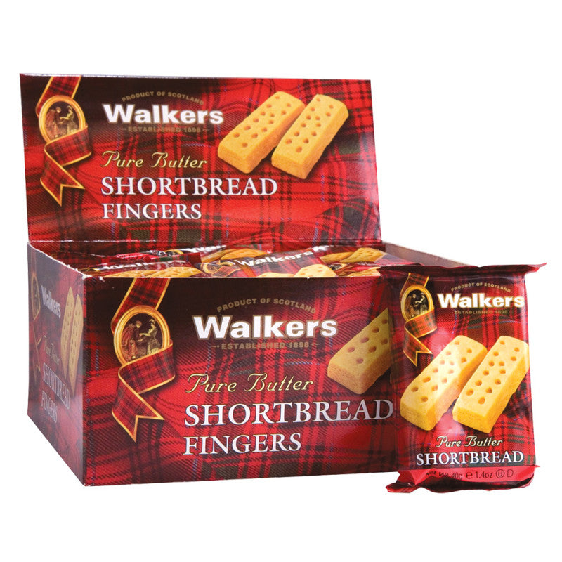 Wholesale Walkers Shortbread Finger Cookies 2 Pc 1.4 Oz Bulk