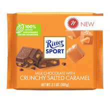 Wholesale Ritter Crunchy Salted Caramel 3.5 Oz Bar- Bulk