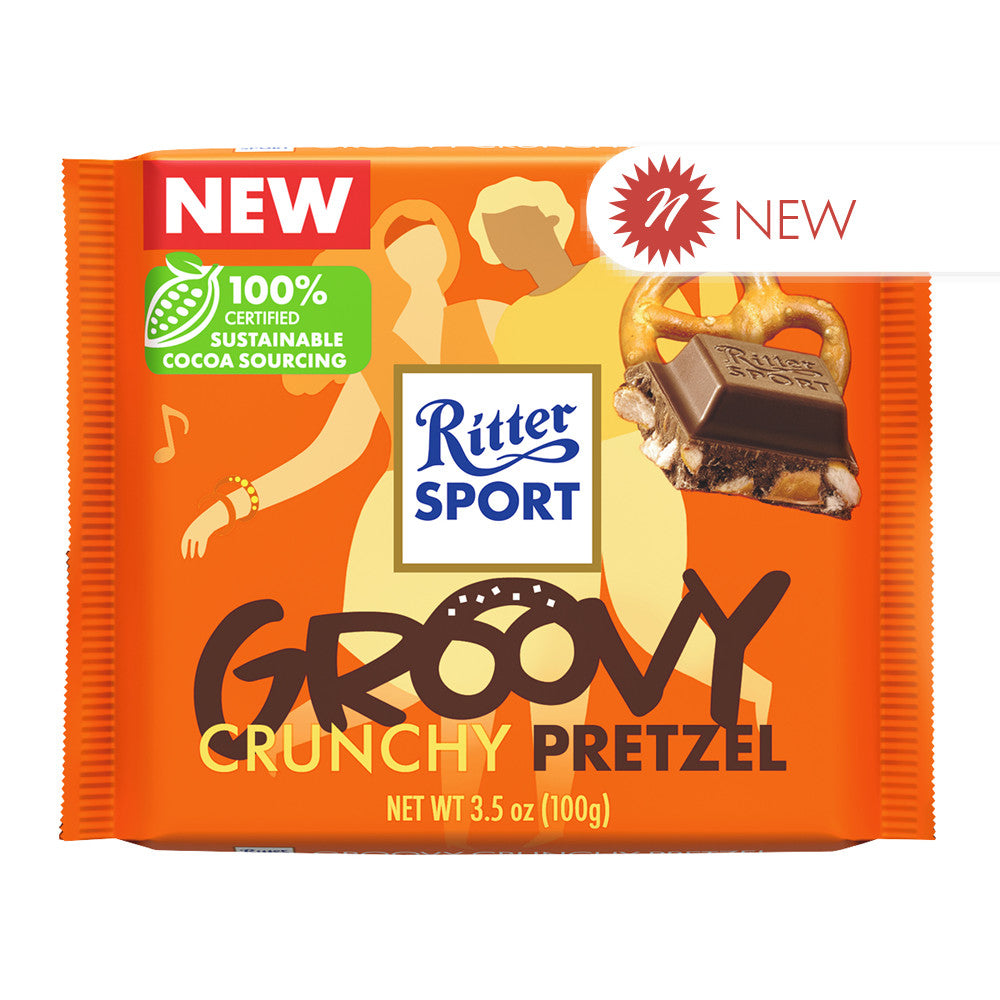 Ritter - Bar - Groovy Crunchy Pretzel - 3.5Oz