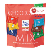 Wholesale Ritter Sport Mini 8 Piece Chocolate Mix 4.7 Oz Pouch- Bulk