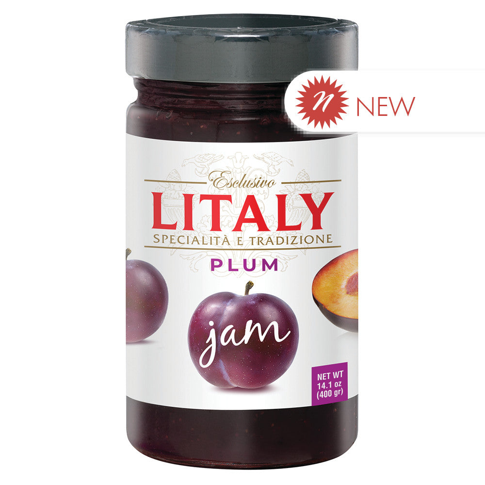 Wholesale Litaly Plum Jam 14.1 Oz-6ct Case Bulk