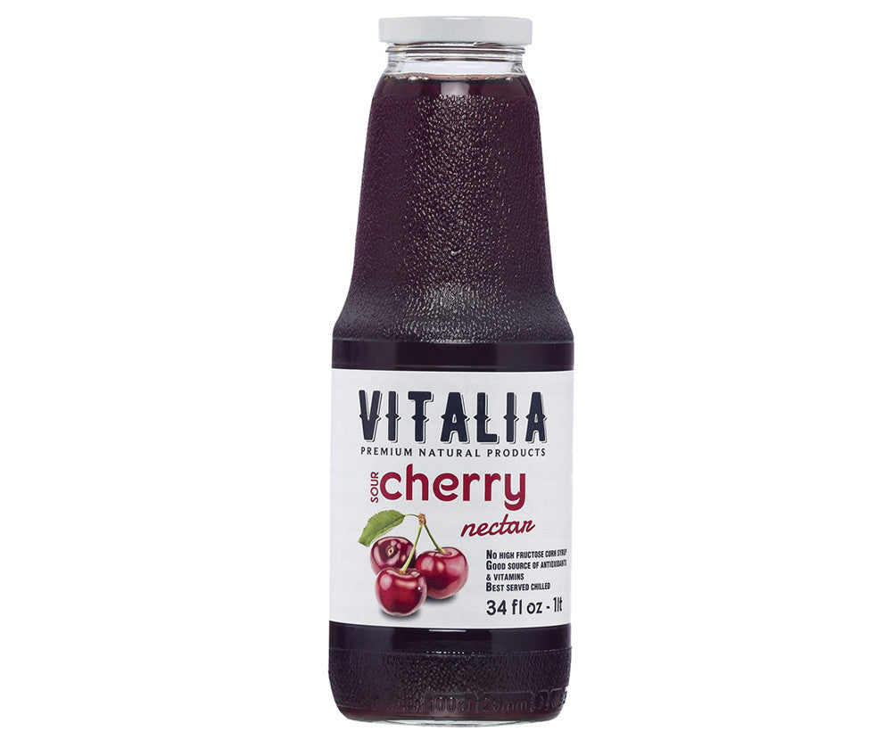 Wholesale Vitalia Sour Cherry Nectar 34 Oz Bottle Bulk