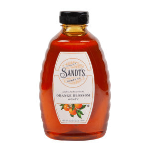 Wholesale Sandt'S Orange Blossom Honey 2 Lb Bottle - 12ct Case Bulk