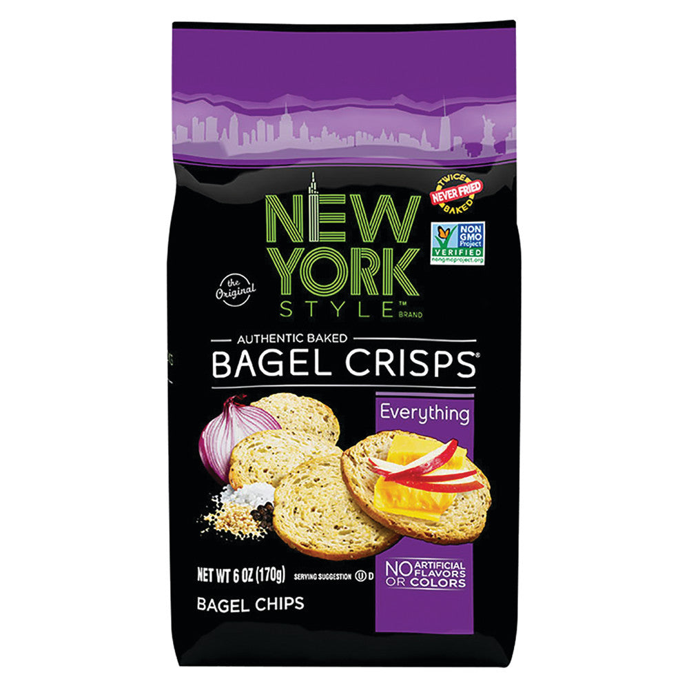 Wholesale Ny Style Everything Bagel Crisps 6 Oz Bag- Bulk