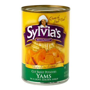 Wholesale Sylvia'S Cut Yams In Light Syrup 15 Oz Can 12ct Case Bulk
