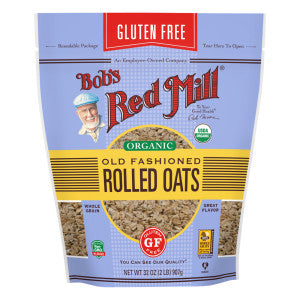 Wholesale Bob'S Red Mill Gluten Free Organic Old Fashioned Rolled Oats 32 Oz Pouch - 4ct Case Bulk