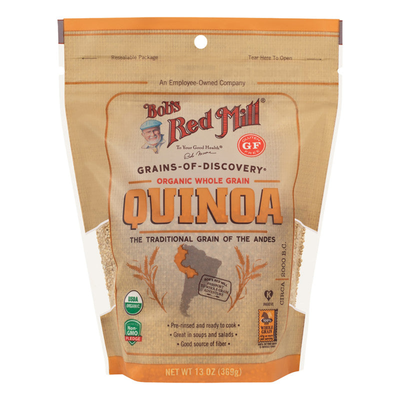 Wholesale Bob'S Red Mill White Quinoa 13 Oz Pouch - 5ct Case Bulk