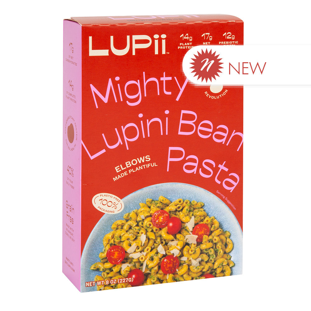 Wholesale Lupii Lupini Bean Elbows Pasta 8 Oz Box Bulk