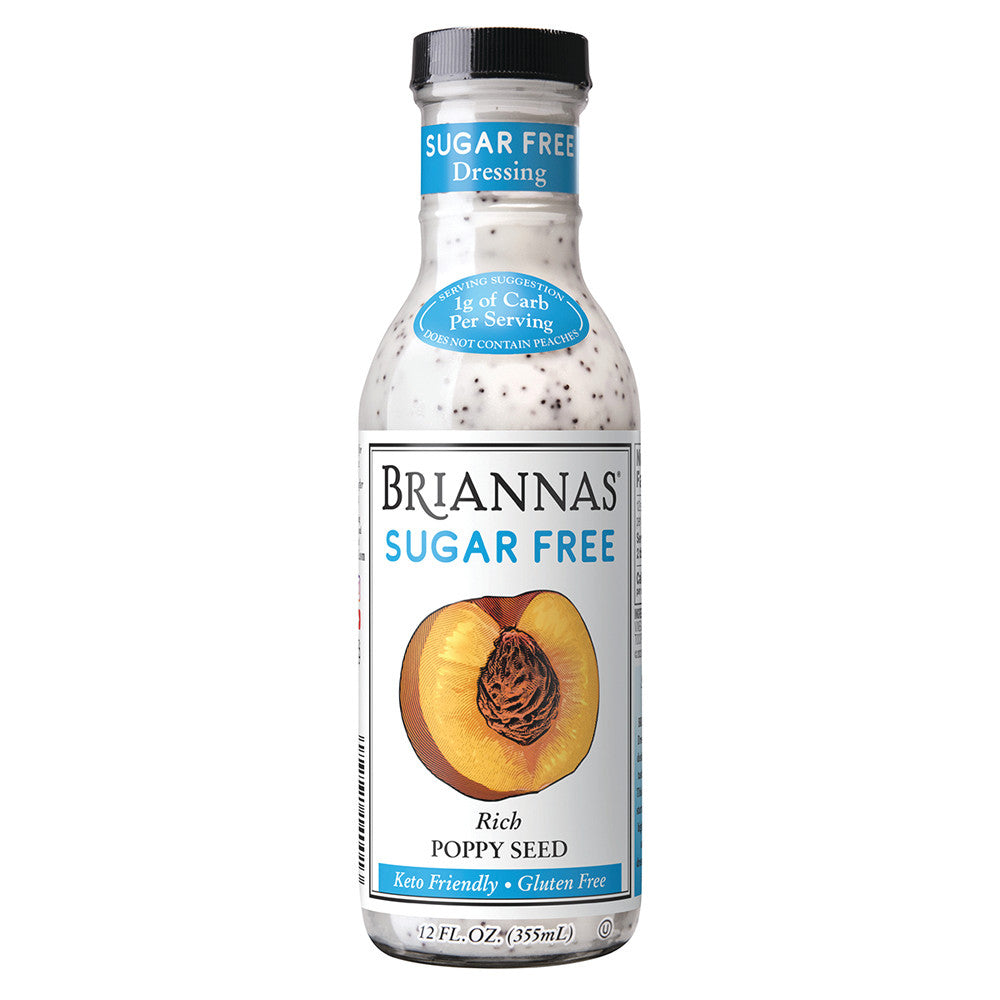 Wholesale Brianna'S Sugar Free Dressing Rich Poppy Seed 12 Oz Bottle- Bulk
