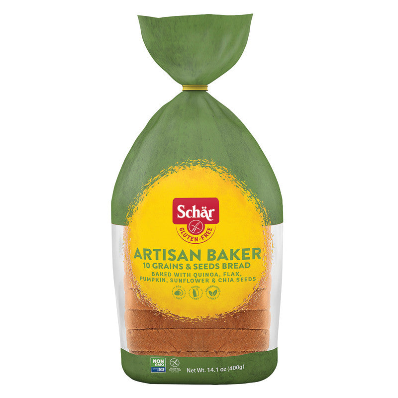 Wholesale Schar Gluten Free 10 Grains & Seeds Bread 14.1 Oz Bag - 8ct Case Bulk