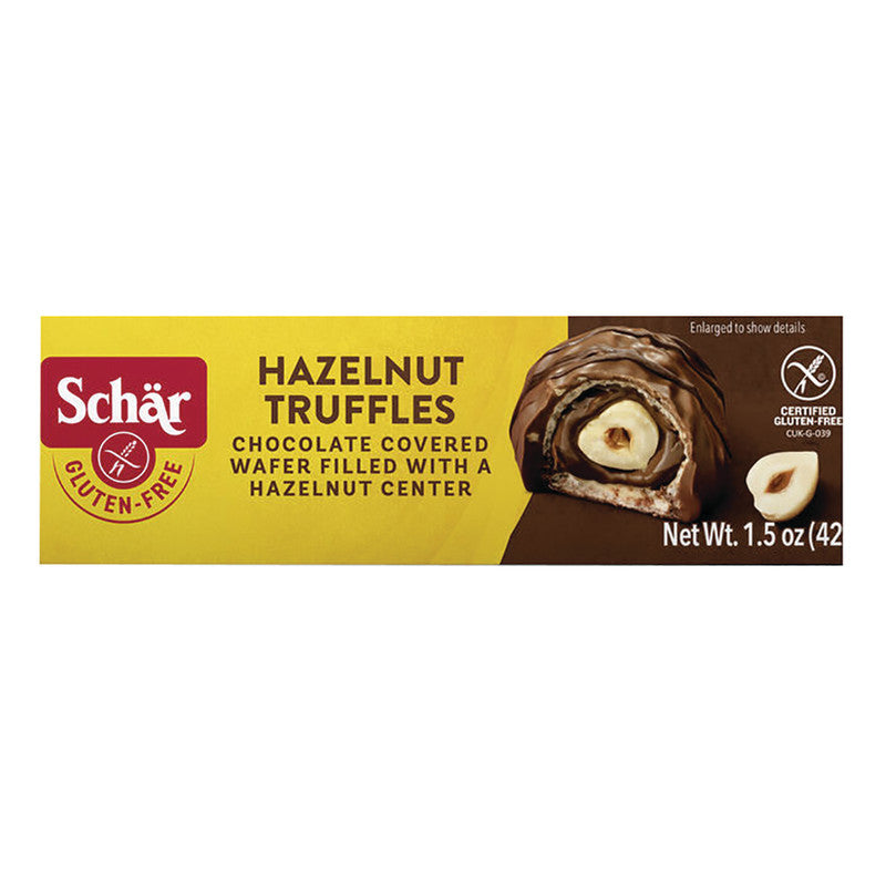 Wholesale Schar Gluten Free Hazelnut Truffle 1.5 Oz Box - 8ct Case Bulk