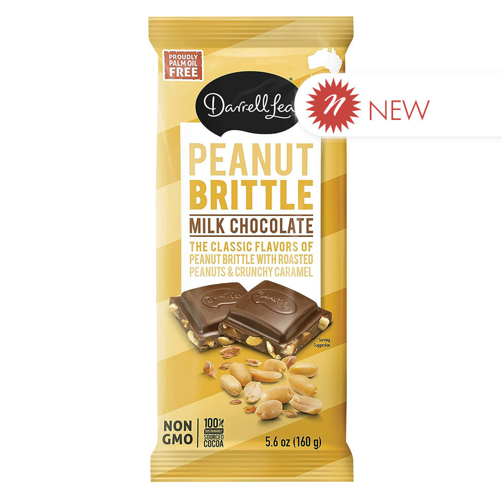 Wholesale Darrell Lea - Chocolate Bar - Peanut Brittle - 5.6Oz Bulk