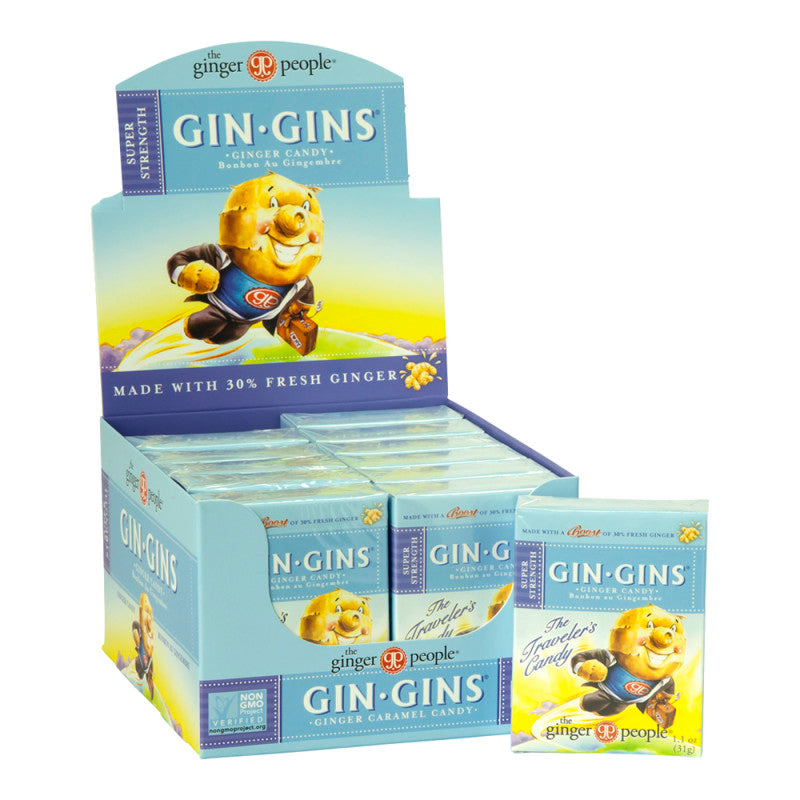 Wholesale Ginger People Gin Gins Boost 1.1 Oz Box- Bulk
