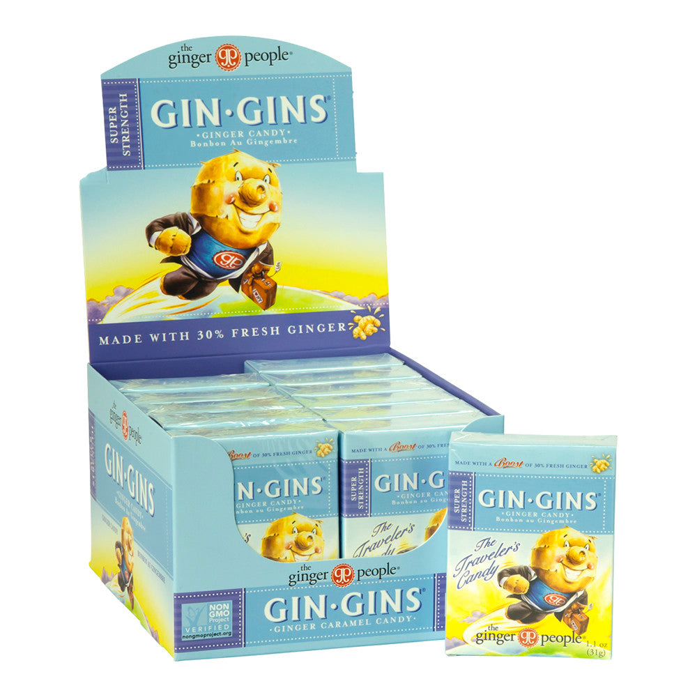 Wholesale Ginger People Gin Gins Boost 1.1 Oz Box- Bulk