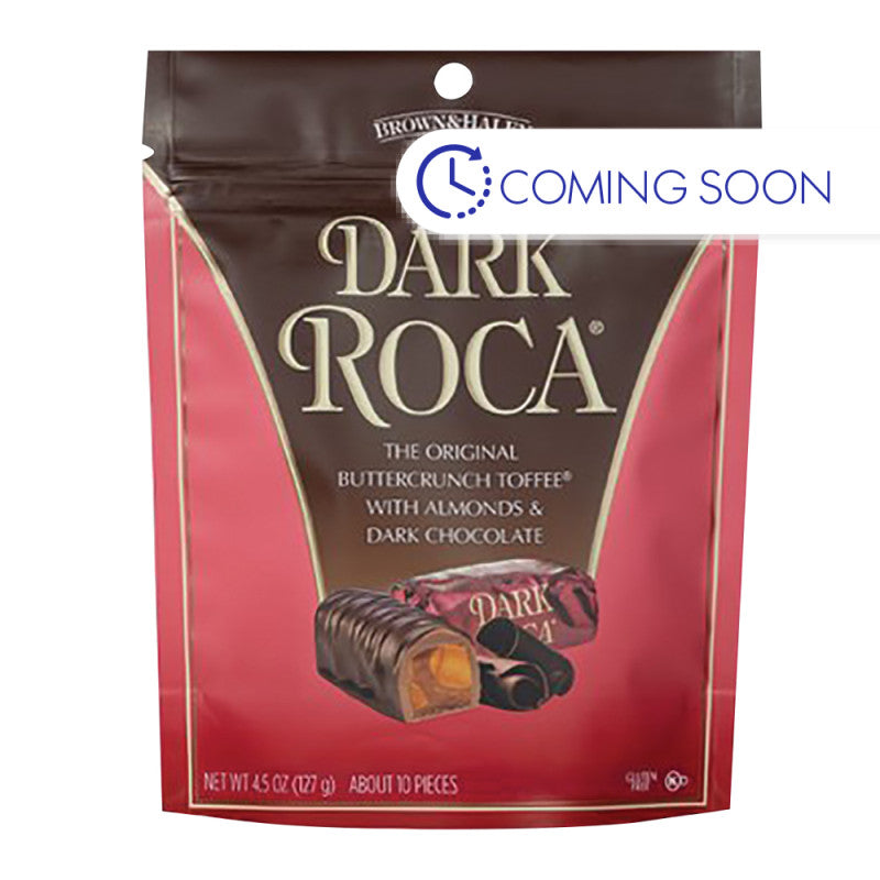 Wholesale Brown & Haley Dark Chocolate Roca 4.5 Oz Pouch Bulk