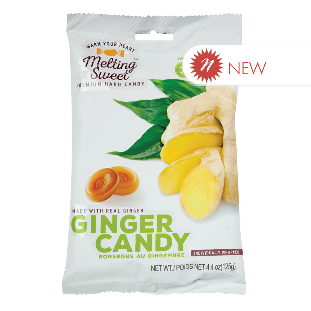 Wholesale Melting Sweet - Hard Candy - Ginger - 4.4Oz- Bulk